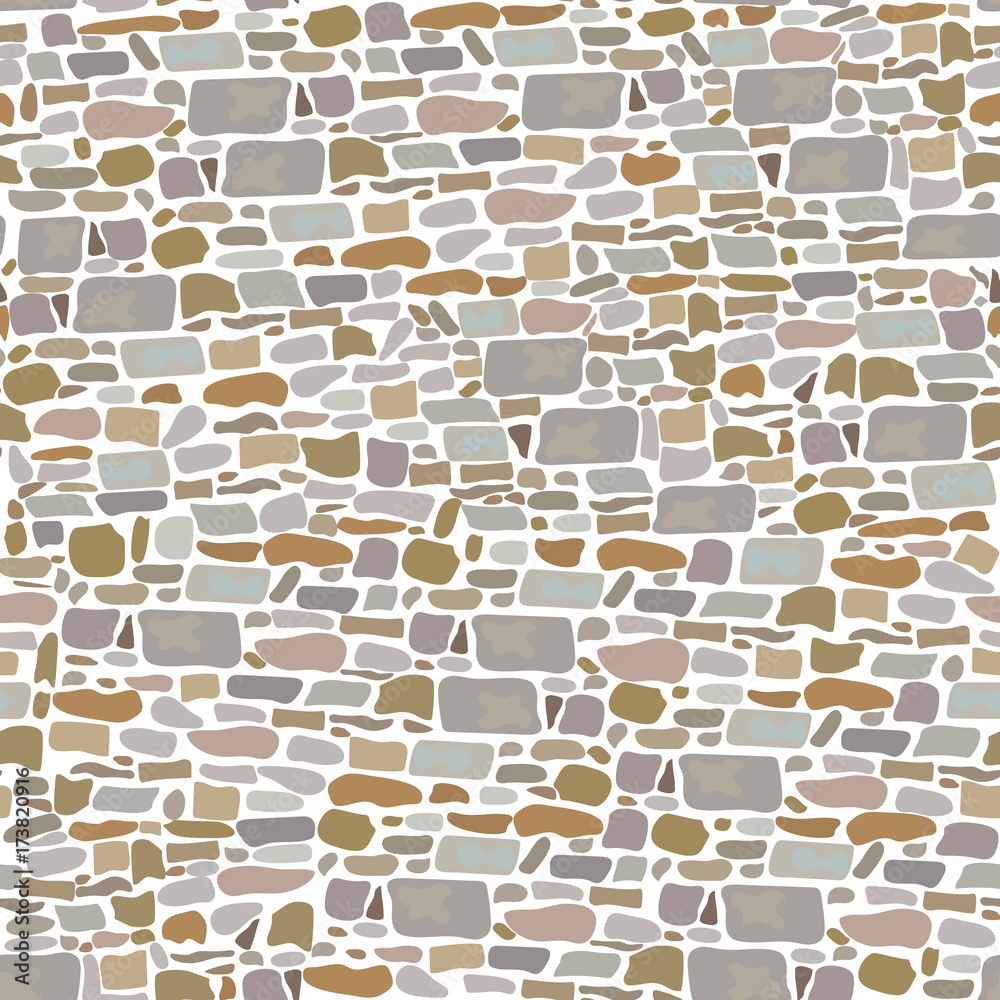 Stone Block Wall, Seamless pattern. Background made of wild bricks. grey, red, sand, yellow, brown, Stone Block Wall, Seamless pattern. Background made of wild bricks. grey, red, sand, yellow, brown,