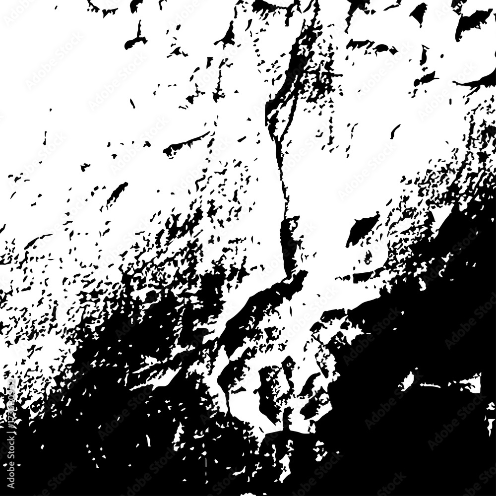 Naklejka premium Grunge black textures on white background. Template for business card, banner, poster, notebook, invitation with modern hand drawn ink grunge textures