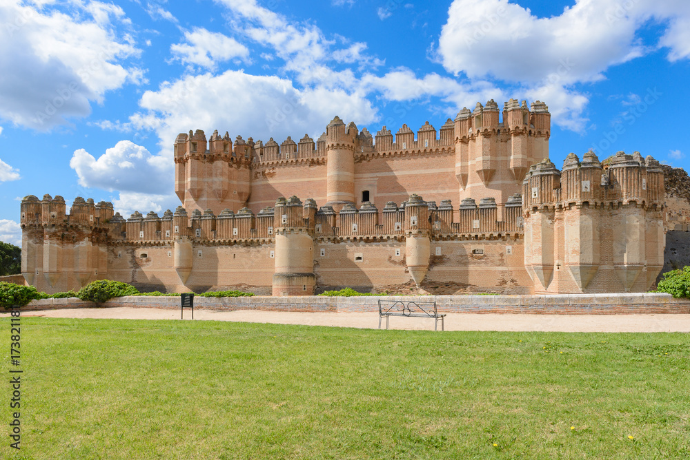 Fototapeta premium Coca Castle, Segovia Province, Spain