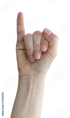 hand gesture little finger