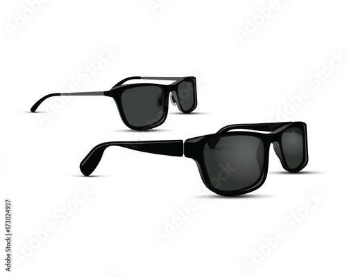 black and white sunglasses