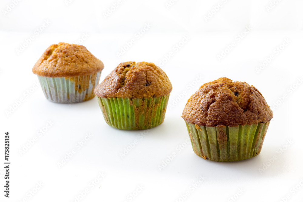 Muffin with white background Muffin with white background