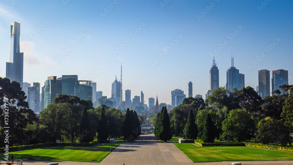 Fototapeta premium Exploring Melbourne in Victoria