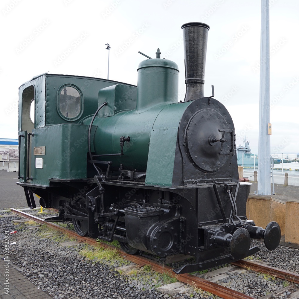 Naklejka premium Alte Dampflokomotive