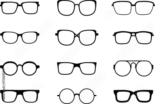 set of glasses frames