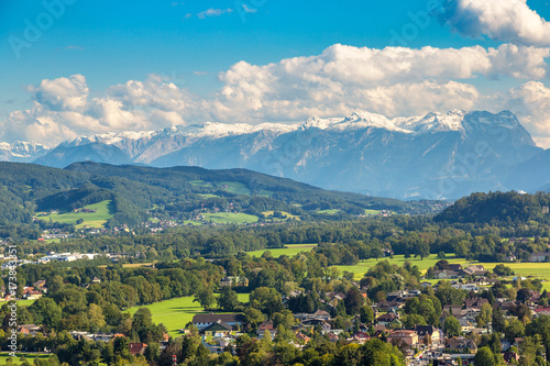 Panoramic view of Salzburg