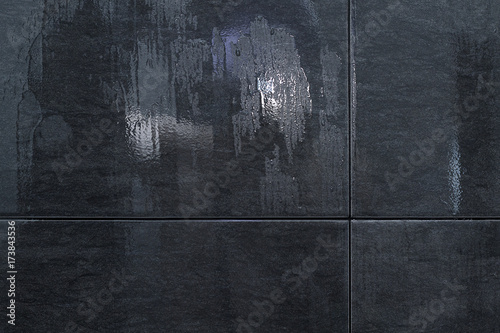 wet stone tile background
