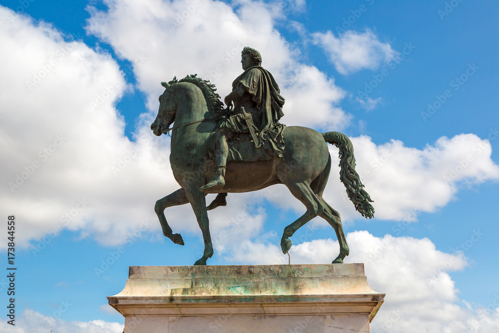Statue of Louis XIV in Lyon, France