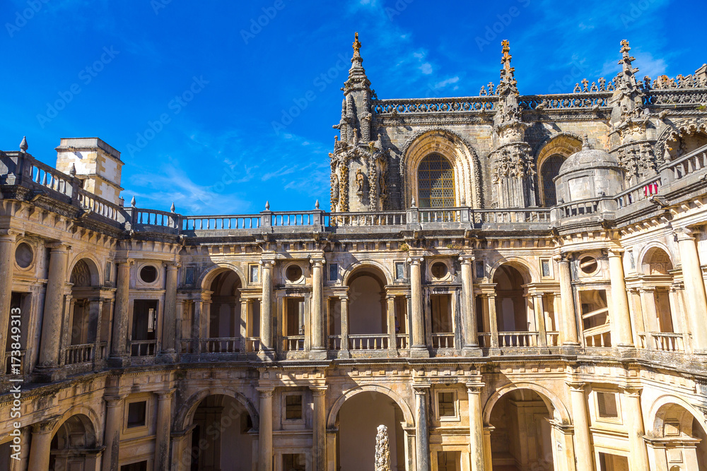 Obraz premium Medieval Templar castle in Tomar