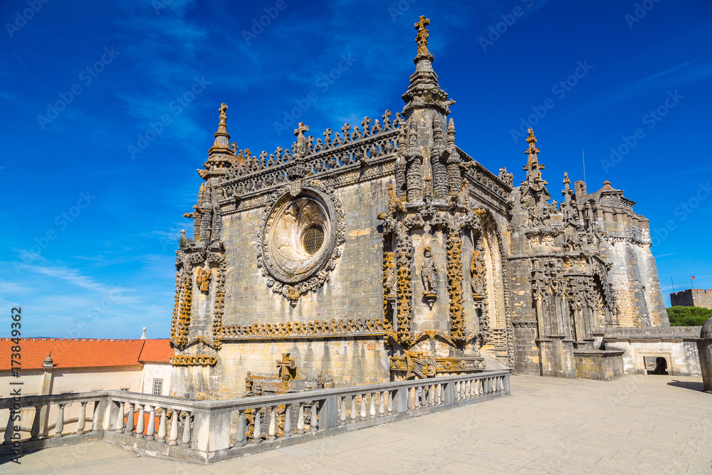 Fototapeta premium Medieval Templar castle in Tomar