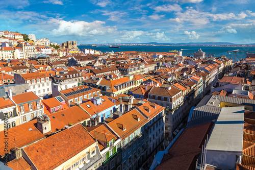 Panoramic view of Lisbon