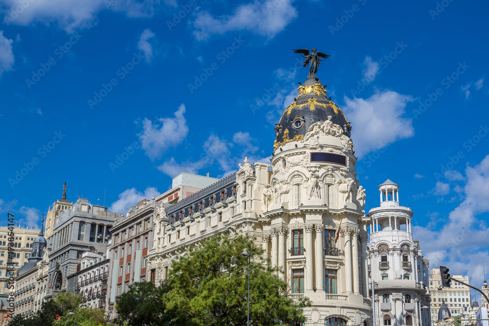 Obraz premium Metropolis hotel in Madrid, Spain