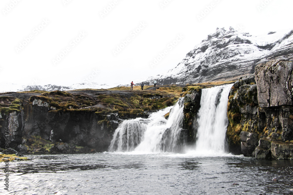 Obraz premium Kirkjufellsfoss Waterfall