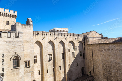 Papal palace in Avignon