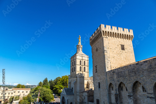 Cathedral and Papal palace in Avignon