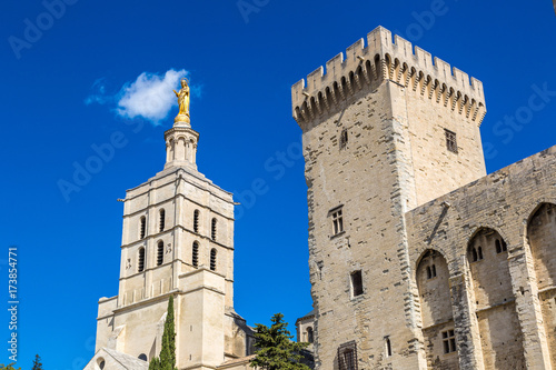 Cathedral and Papal palace in Avignon