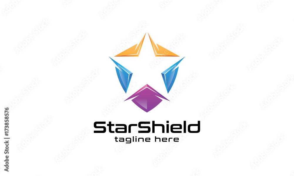 Star Shield - Logo Template Star Shield - Logo Template