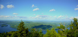 lake memphremagog viewed from the top of mount owls head