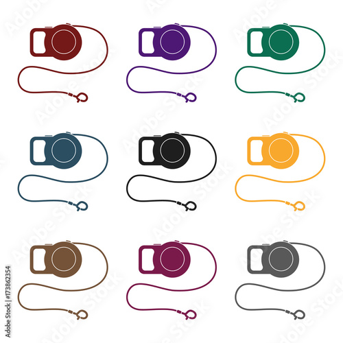Pet lead icon of vector illustration for web and mobile