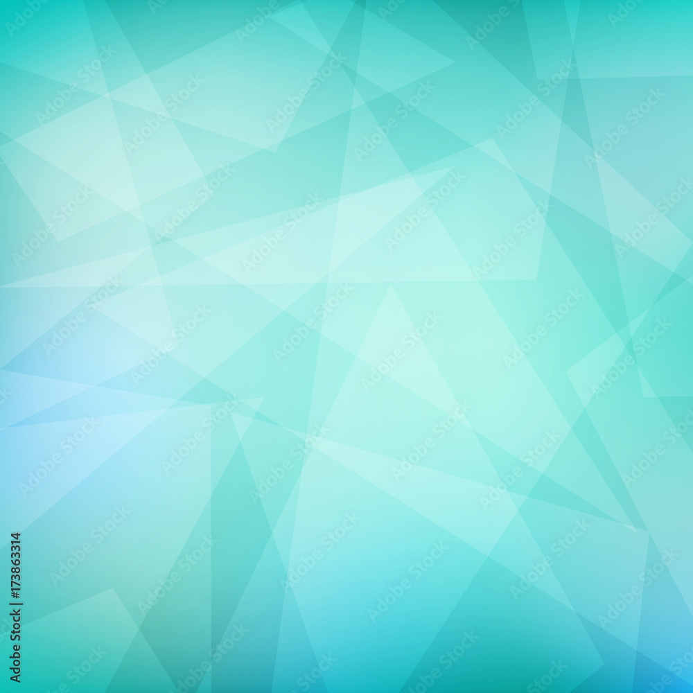 Abstract green triangle background Abstract green triangle background