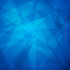 Abstract blue triangle background