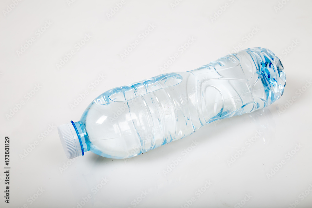Water bottles isolated on white background Water bottles isolated on white background