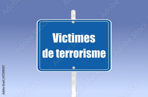 panneau victimes de terrorisme