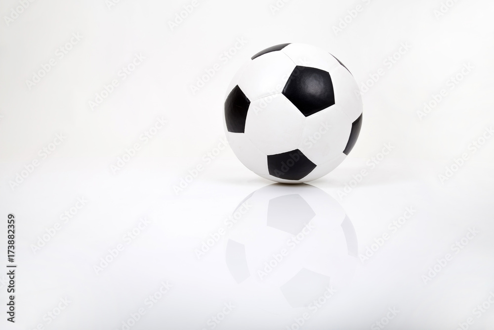 Obraz premium Soccer or football. Isolated on a White Background.