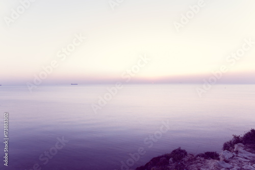 Sunset view over sea. © epic_images