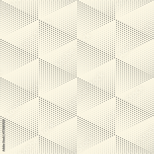 Seamless Triangle Background. Vector Dots Texture