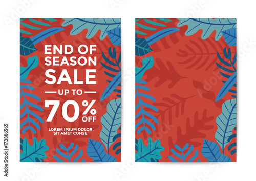 Nature Sale poster and flyer design