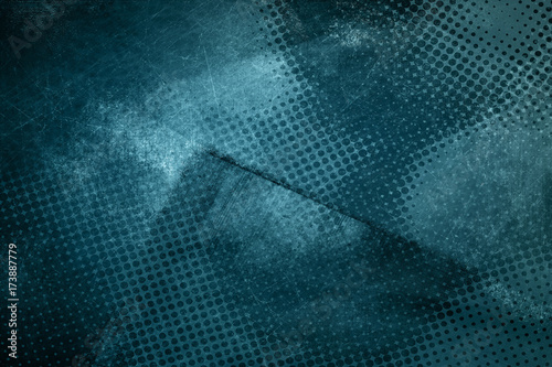 Dark Turquoise Tone Modern Abstract Art Background Pattern Design