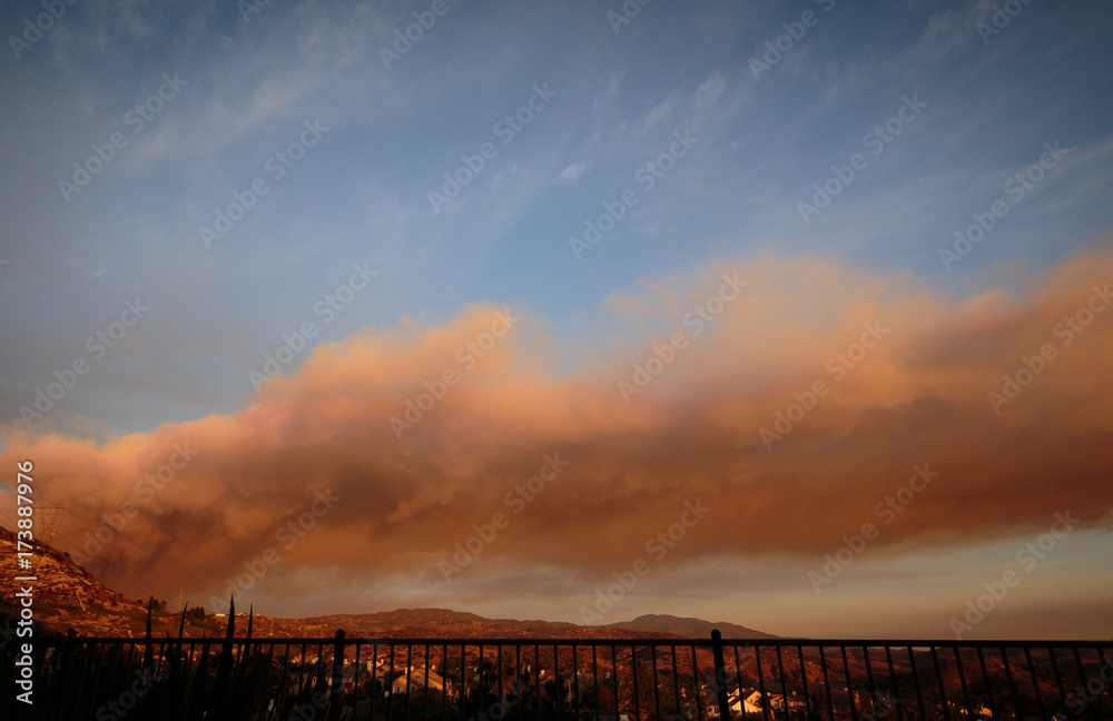 Canyon Fire Near Corona, CA on September 25, 2017 Canyon Fire Near Corona, CA on September 25, 2017