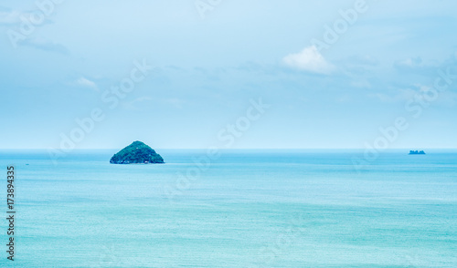 Seascape scenic view in Thailand