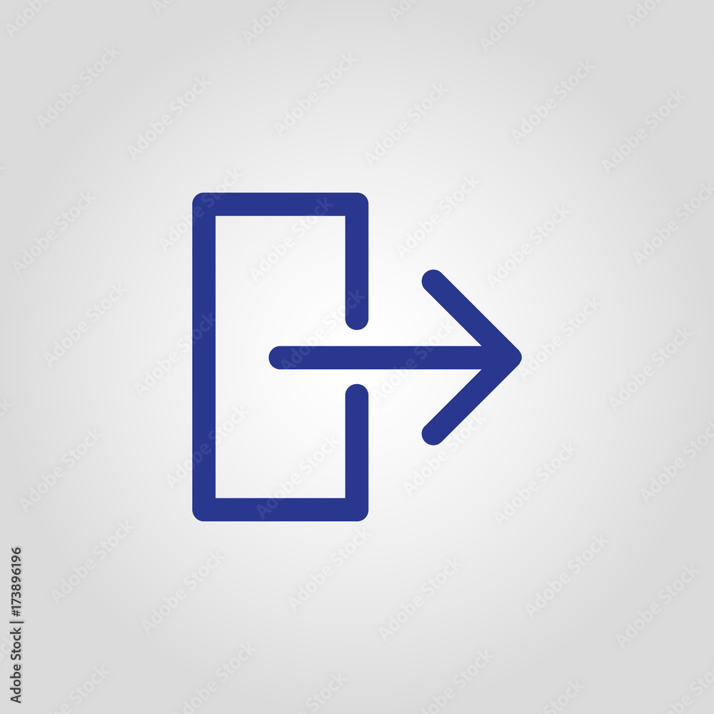 Arrow Full Screen Blue Flat Icon Arrow Full Screen Blue Flat Icon