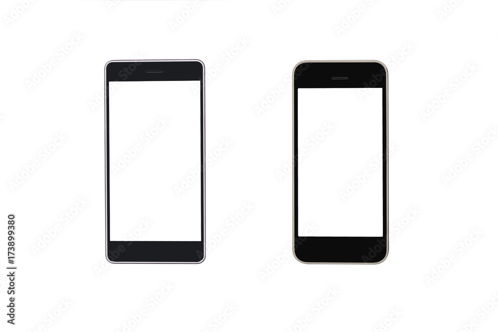 Smart phone isoleted on white background