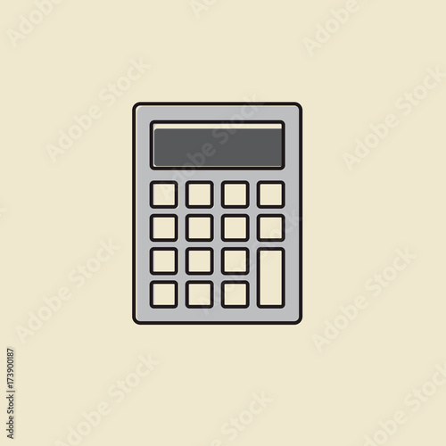 Vector of calculator icon