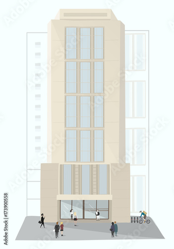 Illustration of business vector set