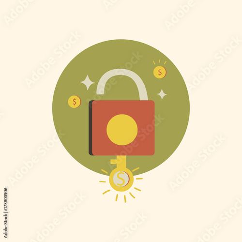 Illustration of privacy vector set