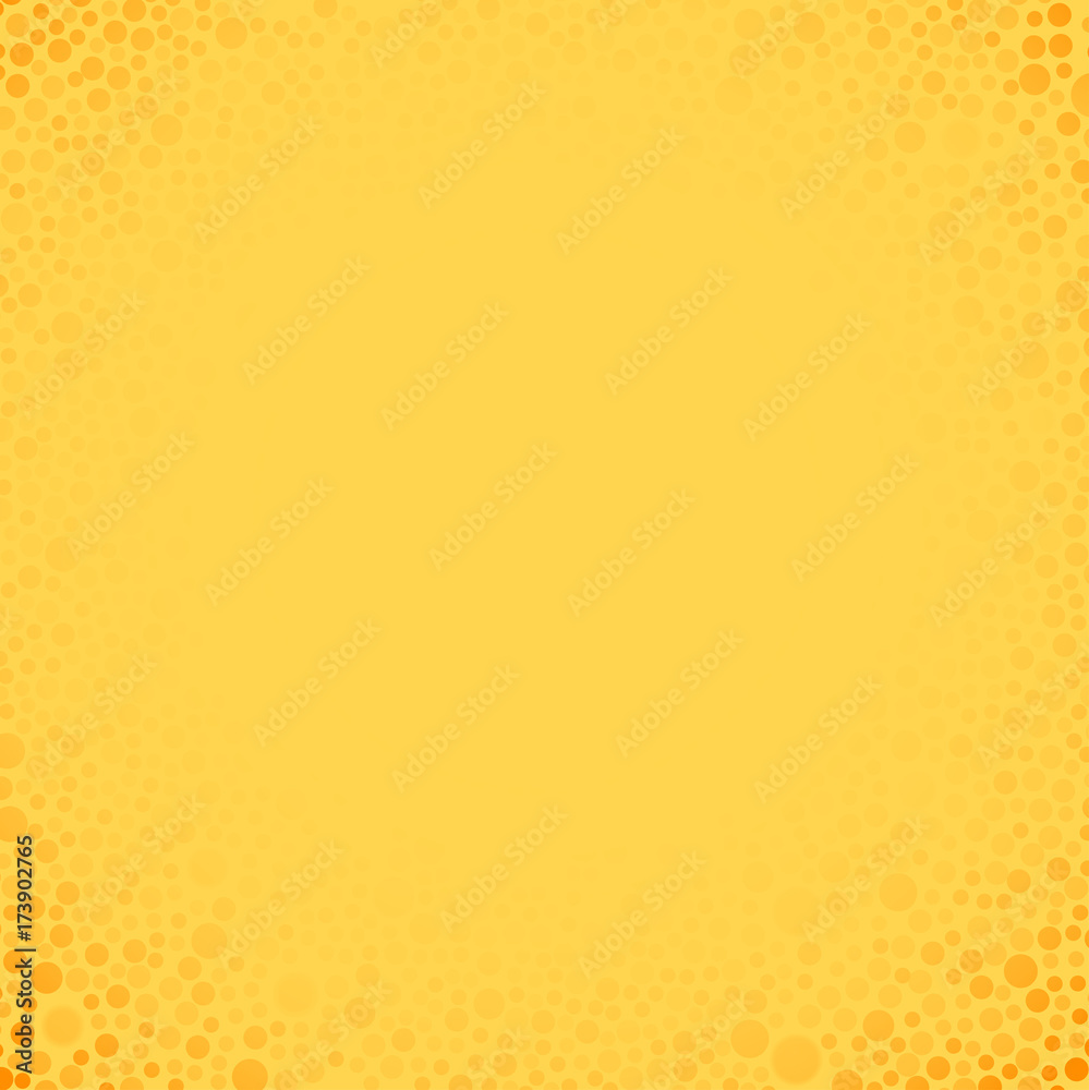 Orange Bubbles Circles on Orange Background Orange Bubbles Circles on Orange Background