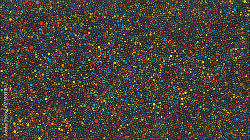 Multicolor Bubbles Circles Dots Abstract