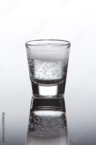 Vodka slammer shot with bitter lemon and sprite.