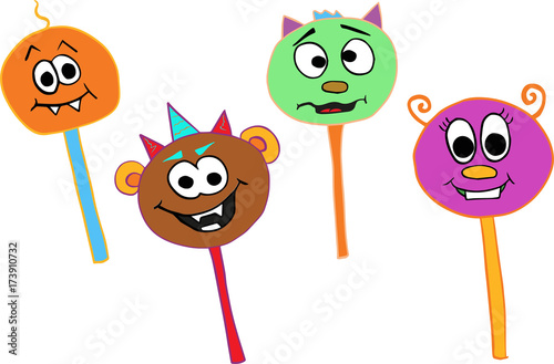 Halloween Party Lolly Lutscher