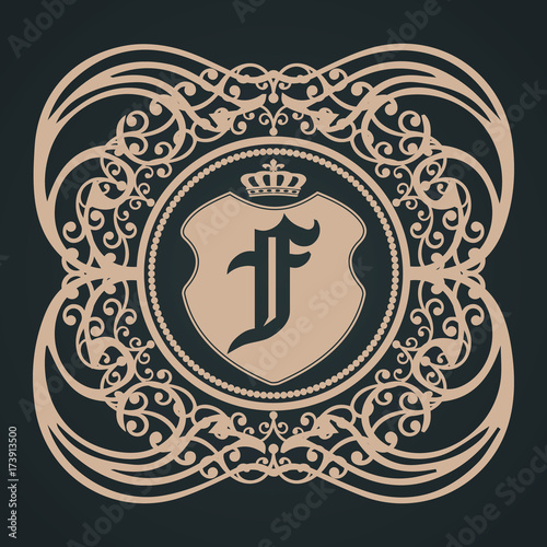 f letter gothic shield