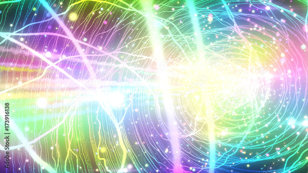 うずまきラインとレーザービーム Stock イラスト Adobe Stock