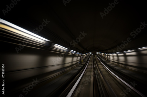 Metro subway of Turin (Italy)