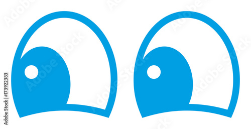 Eyes vector icon