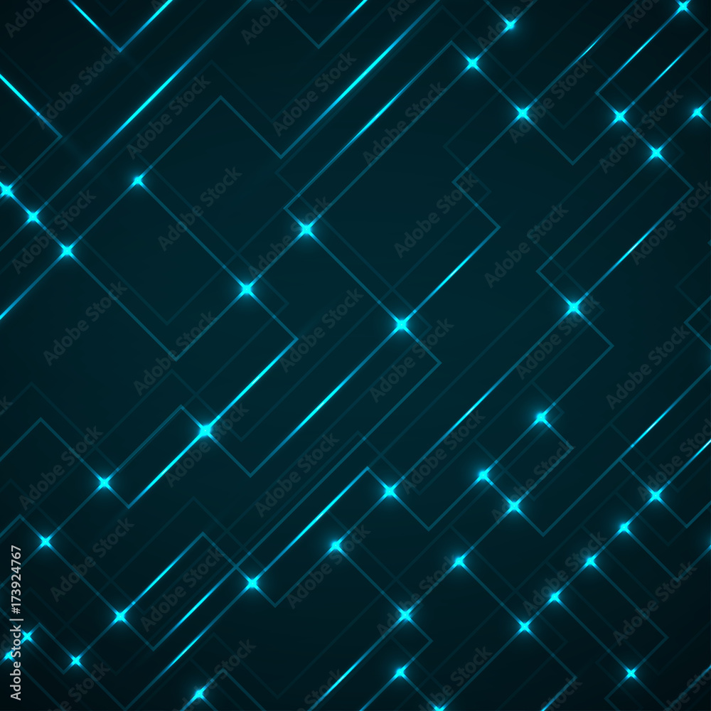 Abstract technology background of glowing connecting lines, vector illustration eps 10 Abstract technology background of glowing connecting lines, vector illustration eps 10