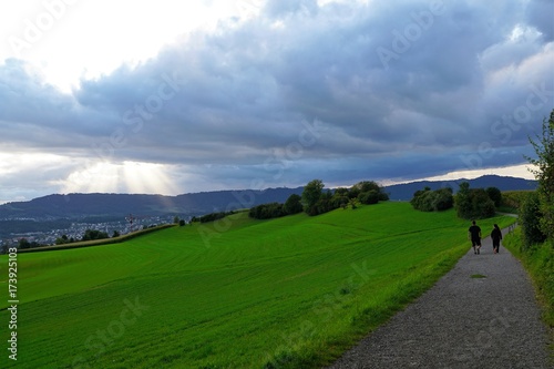 Landschft in Herrliberg in der Schweiz photo