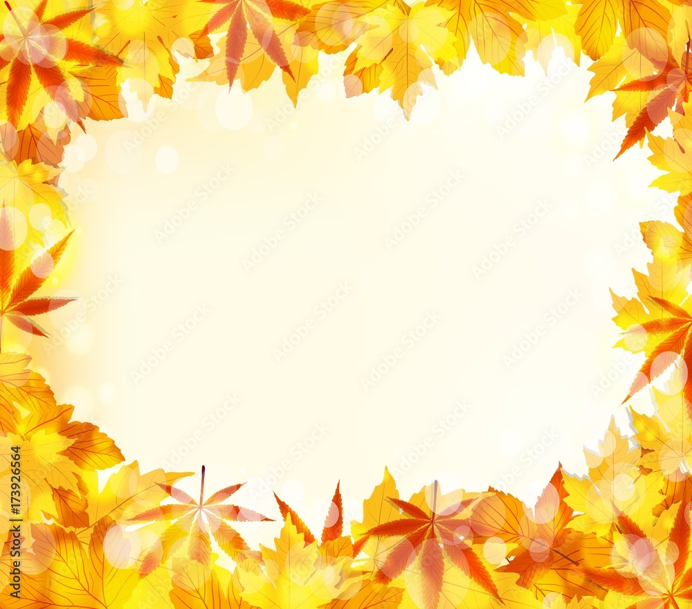 Autumn leaves background Autumn leaves background